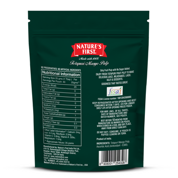 Totapuri Mango Pulp 1 kg Pouch