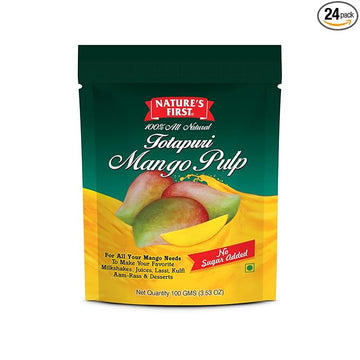 Totapuri Mango Pulp (24 x 100gms Pouch)